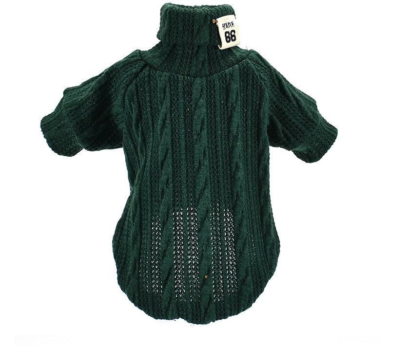 Turtleneck Dog Sweater - Warm Clothes for Small & Medium Dogs - Best Bark Blooms