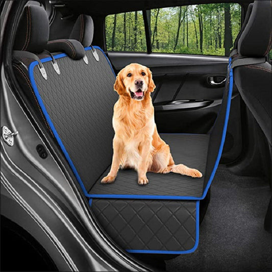 Dog Car Seat Cover with Zipper & Pocket.